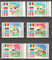 Rumänien; 1990; Michel 4586/91 **; Fussball WM Italien - Nuevos