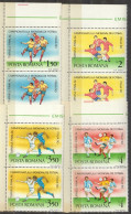 Rumänien; 1990; Michel 4594/01 **; Fussball WM Italien II, Doppelt; Bild1 - Neufs