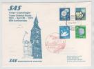 Japan SAS FLIGHT 25th ANNIVERSARY TRANS ORIENTAL ROUTE TOKYO - COPENHAGEN 28-4-1976 - First Flight Covers