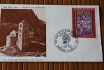 ANDORRE LA VIEILLE  FRANCAIS RETABLE DE ST JEAN DE CASELLES  1ER JOUR EMISSION  FDC FIRST DAY COVER 24-10-70 - Storia Postale