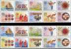 2004 Greeting Stamps Lion Ram Bat Dragon Fruit Flower Sailboat Animal Food Goat Sun Climate - Climate & Meteorology