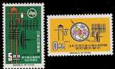 Taiwan 1965 ITU Centenary Stamps Telecommunication Antenna Telecom - Ungebraucht