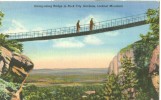 USA – United States – Swing-along Bridge In Rock City Gardens, Lookout Mountain, Unused Linen Postcard [P6218] - Andere & Zonder Classificatie
