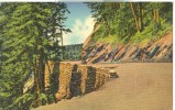 USA – United States – Curve On Sky-Line Drive In The Great Smoky Mountains National Park, Unused Linen Postcard [P6220] - USA Nationalparks