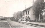 72- MALICORNE - LA GARE - ARRIVEE D'UN TRAIN . - Malicorne Sur Sarthe