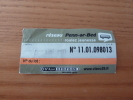 Ticket De Bus Réseau Penn-ar-Bed (roulez Jeunesse) Kaki - Europa