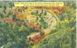 USA –Bird's Eye View Of The Loop On Newfound Gap Highway, Great Smoky Mountains National Park Unused Postcard [P6251] - Parques Nacionales USA