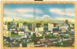 USA – United States – A View Of The Main Business District, Seattle, Washington, 1954 Used Linen Postcard [P6263] - Seattle