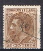 Sello 20 Cts Alfonso XII 1879, CARTERIA  Toral (Leon) Num 203 º - Used Stamps