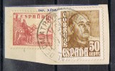 Fragmento Fechador MORAL De CALATRAVA (Ciudad Real)  1952 - Used Stamps