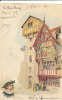 AA 920/  CPA - ILLUSTRATEUR  ROBIDA   - LE VIEUX PARIS -MAISON DE THOPHRASTE RENAUDOT - Robida