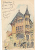 AA 922/  CPA - ILLUSTRATEUR  ROBIDA   - LE VIEUX PARIS -LE GRAND LOGIS - Robida