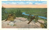 USA – United States – Garrity's Alabama Battery, Lookout Mountain, Chattanooga, Tennessee, Unused Linen Postcard [P6288] - Chattanooga