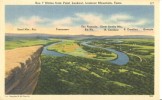 USA – United States – See 7 States From Point Lookout, Lookout Mountains, Tennessee, Unused Linen  Postcard [P6296] - Chattanooga
