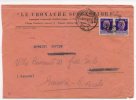 ROMA  /  RAPALLO CASINO´ (Genova Rivarolo) - Cover / Lettera  R.S.I. - 13.04.1944?  - Cent. 50 X 2 - Poststempel