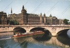 PENICHE : Paris La Conciergerie Péniche Sur La Seine Batelier Boat - Embarcaciones