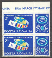 Rumänien; 1990; Michel 4628 **; Tag Der Briefmarke; Doppelt - Ungebraucht