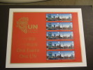 UNITED NATIONS NY  2010  ONE EARTH ONE UN  SHANGHAI EXPO    SHEET  MNH **  (GROEN102-18-1200) - Blokken & Velletjes