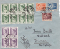 Inflation 1947 Aug 27  Cover  15 Stamps King Mihai From  Sighisoara To Rupea, Romania. - Lettres & Documents