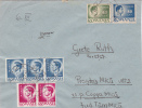 Inflation 1946 Dec 3 ,cover, 7 Stamps King Mihai, From  Cluj To Copsa-Mica, Romania. - Cartas & Documentos