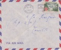 AEF,Congo,Brazzaville Le 12/08/1957 > France,lettre,Colonies,or Dre Souverain De Malte Et Lutte Contre La Lépre,15f N°23 - Covers & Documents