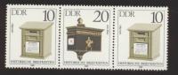 DDR ** 2924 - 2927 WZd 618 Briefkästen Zusammendruck Ungefaltet - Se-Tenant