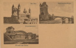 ALLEMAGNE - WORMS Am Rhein - Der Dom, Ernst-Ludwig-Brücke & Eisenbahnbrücke - Worms