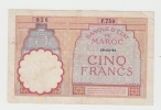 Morocco 5 Francs 14-11-1941 VF++ Crisp Banknote P 23Ab 23A B - Marokko