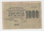 Russia 1000 Rubles 1919 VG - Russia