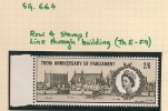 UK - Variety  SG 664 - Row 4 Stamp 1 - Line Through Building  -  MLH - Variétés, Erreurs & Curiosités