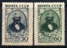 RUSSIA (USSR) -(CP4308)-YEAR 1943-(Michel 874/875 )-.-125th Birth Anniversary Of Karl Marx-MNH ** - Unused Stamps