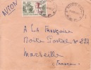 AEF,Congo,Mindouli Le 08/06/1957,colonies,lettr E,lieutenant Gouverneur Cureau,15f N°230 - Storia Postale