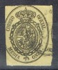 Sello 1/2 Onza Servicio Oficial 1855, VARIEDAD , Num 35pa º - Oblitérés