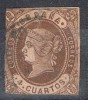 Sello 4 Cuartos Isabel II 1862, VARIEDAD Num 58 º - Gebraucht