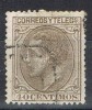 Sello 40 Cts Alfonso XII 1879,  Num 205 º - Used Stamps