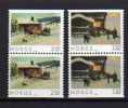 NORVEGE      Neuf **    Y. Et T.    N° 850a / 851a       Cote:  5,50  Euros - Unused Stamps