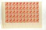 - FRANCE COQ D'ALGER  . TIMBRES ALGERIE 1944 EMISSION LOCALE D´ALGER . FRAGMENT DE FEUILLE . NEUVE SANS CHARNIERE . - 1944 Marianne Van Algerije