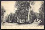 CPA  ANCIENNE- FRANCE- CERNAY (78)- GRILLE ET PORTAIL D'ENTRÉE DE L'ABBAYE- ROUTE D'AUFFARAIS- VIELLE AUTO - Cernay-la-Ville