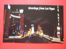 Nevada > Las Vegas  Night Street View  Early Chrome--  ==   == Ref 271 - Las Vegas