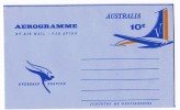 Aerogramme  10 C Airplane Tail  Mint - Aerogrammi