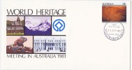 1981  World Heritage Meeting In Australia  FDI Cancel  Envelope 045 - Postal Stationery