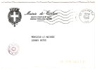 Lettre Entête Mairie De Toulon     Toulon à Cernay  1990 - Lettres Civiles En Franchise