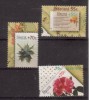 Nederland 1988 Nr 1396 4 - 1398a , Mi Nr 1336 - 1338,  Natuur Flowers, Narcis, Distel, Anjer - Usados