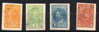 RUSSIA (USSR) -(CP2904)-YEAR 1929/1932-(Michel 365/6/7/9 Imperf.)-.Third Definitive Issue--used - Nuovi