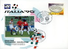 CALCIO FIFA WORLD CUP ITALIA 1990 FDC BARI - 1990 – Italie