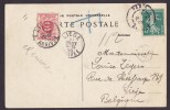 France CPA 3085. Panorama De PARIS DEPART 1909 To LIEGE W. Deluxe LIEGE ARRIVEE 1909 Timbre-Taxe T-Cancelled Postage Due - Lettres & Documents