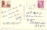N°811+VIGNETTE   CHARENTON            Vers  ROCHEFORT/MER    Le    24 SEPTEMBRE1948 - Covers & Documents