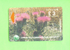 CYPRUS - Magnetic Phonecard/Flower As Scan - Cipro