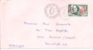 N°1372    RENNES       Vers  ALLEMAGNE    Le    14 MAI1963 - Covers & Documents