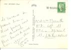 N°1536    GRIFFE LINEAIRE  BOURGES - Storia Postale